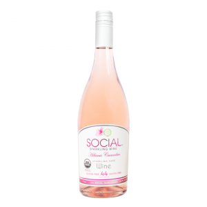 Hibiscus Cucumber Sparkling Wine Bottle